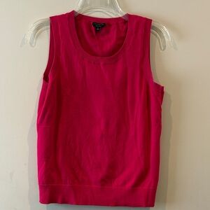 Talbots Sleeveless Knit Tank Top - Fuchsia